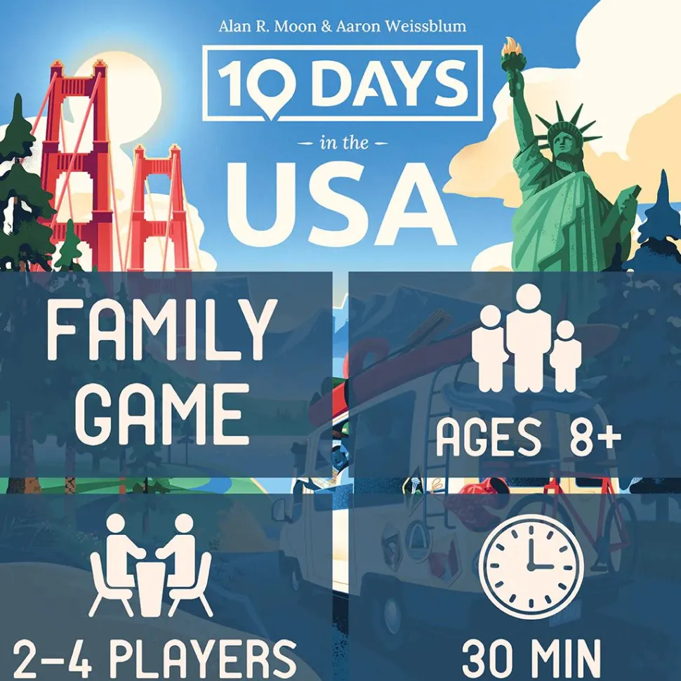 10 Days in the USA - Board Game