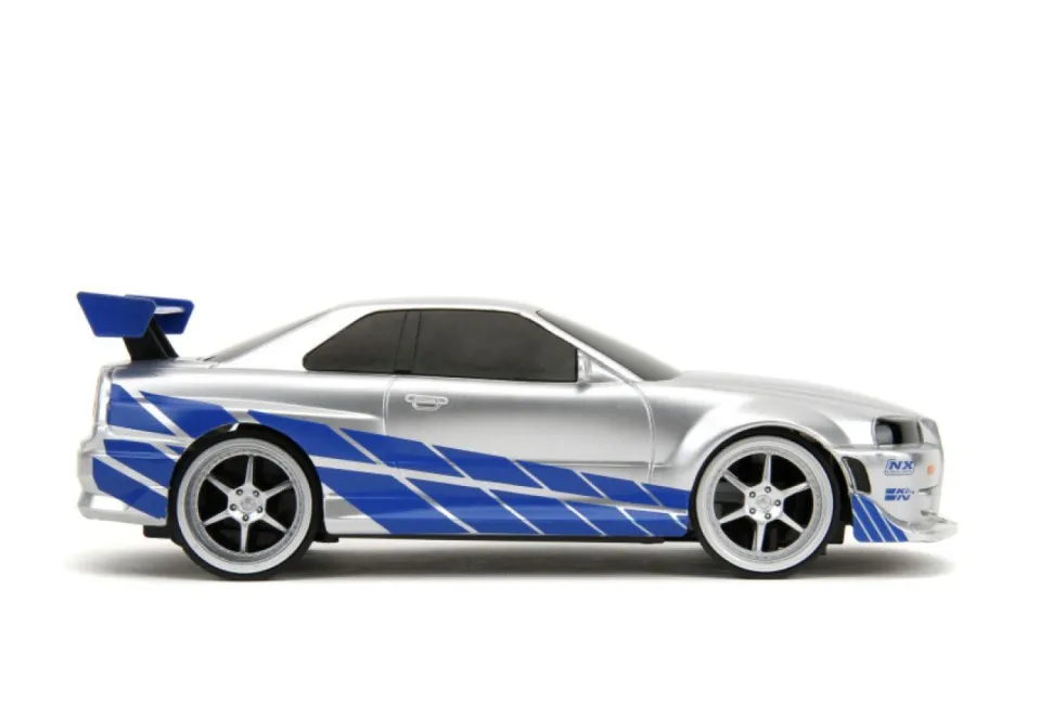 2 Fast 2 Furious - Brian’s 1999 Nissan Skyline GT-R (BNR34) 1/24th Scale R/C Remote Control Vehicle Replica
