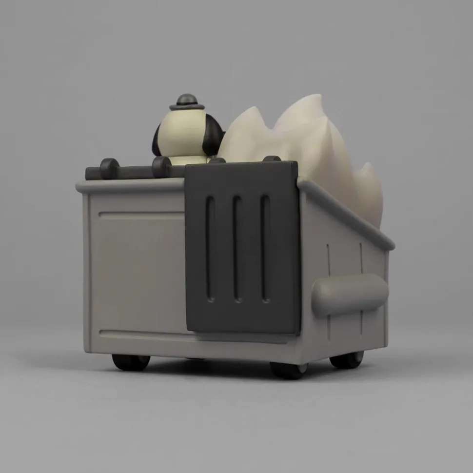 100% Soft - Lil' Dumpster Fire / This Is Fine Newsprint Edition 3" Vinyl Figure