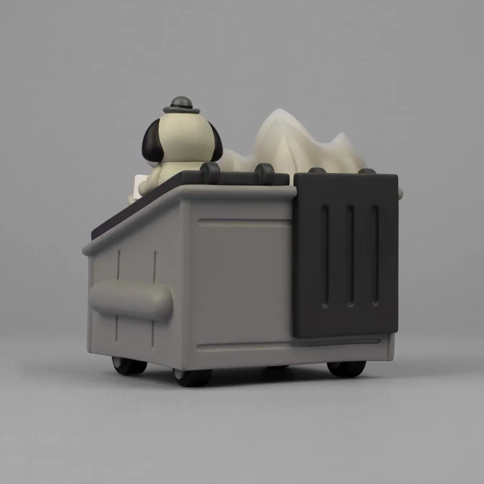 100% Soft - Lil' Dumpster Fire / This Is Fine Newsprint Edition 3" Vinyl Figure