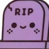 100% Soft - R.I.P. Enamel Pin