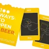 100 Ways to Open a Beer Card Set