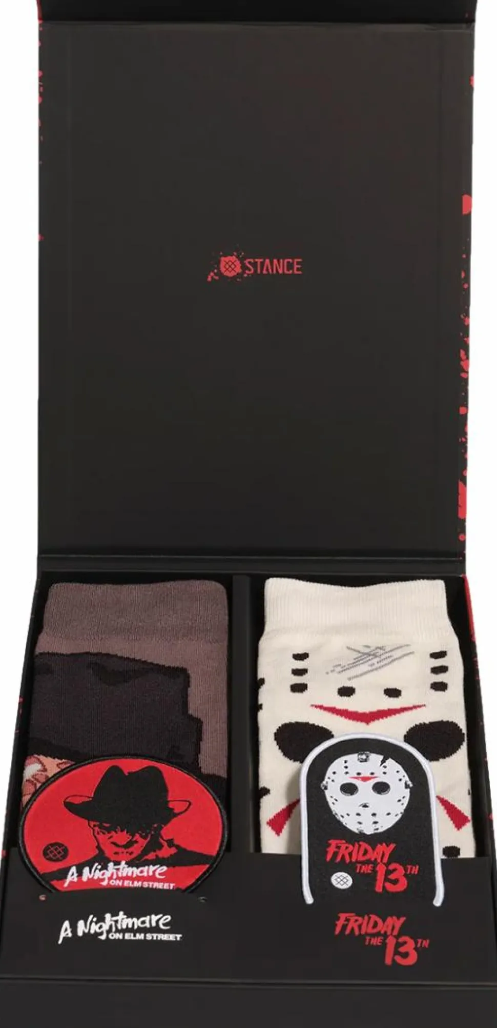 A Nightmare on Elm Street / Friday the 13th - Stance Crew Socks 2-Pack Box Set (One Size)