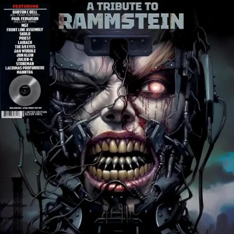 A Tribute To Rammstein by Various Artists LP Vinyl Record (Silver Coloured Vinyl)