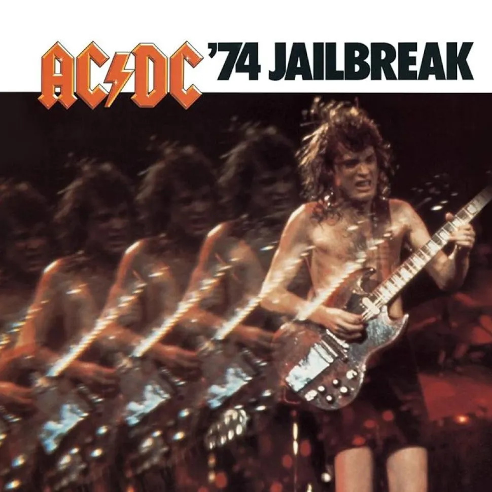 AC/DC - '74 Jailbreak 50th Anniversary LP Vinyl Record (Gold Coloured Vinyl)