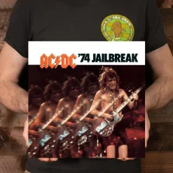 AC/DC - '74 Jailbreak 50th Anniversary LP Vinyl Record (Gold Coloured Vinyl)