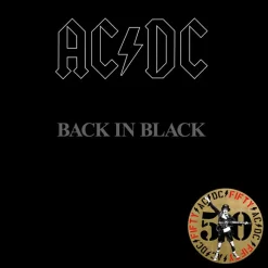AC/DC - Back In Black LP Vinyl Record (50th Anniversary Gold Nugget Coloured Vinyl)