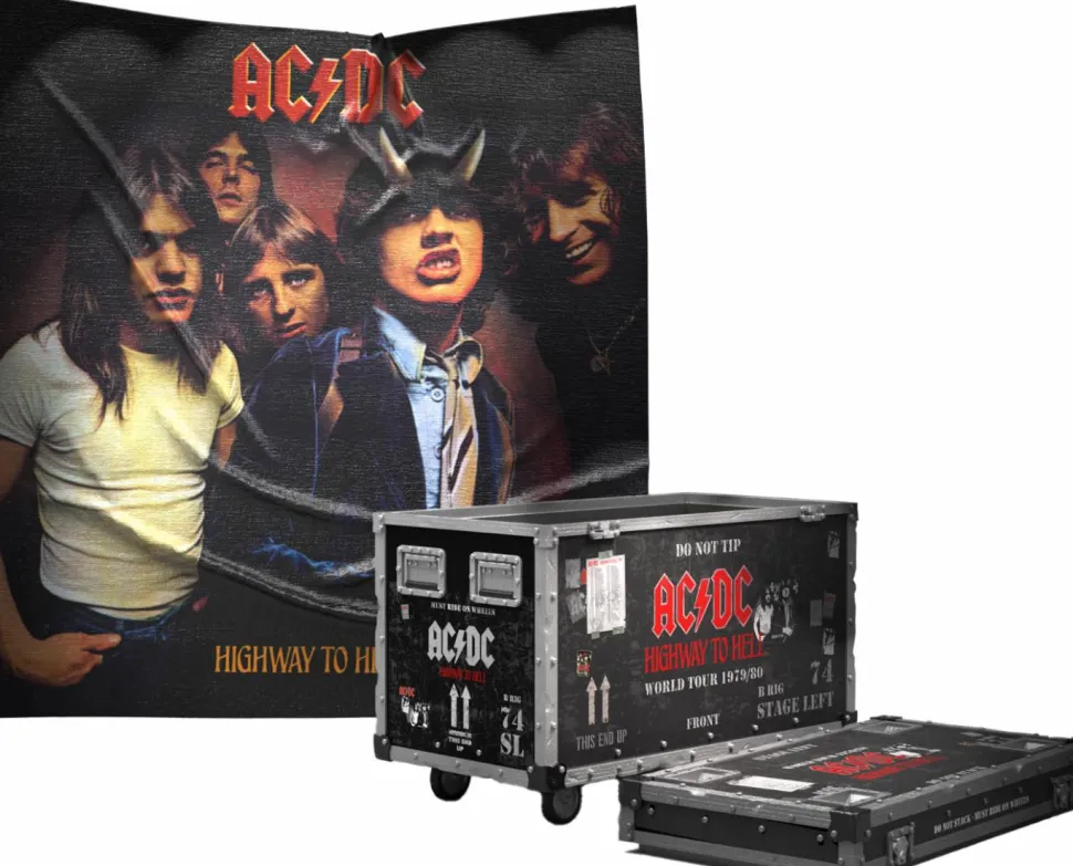 AC/DC - Highway to Hell Road Case & Stage Backdrop Rock Iconz On Tour Scaled Replica