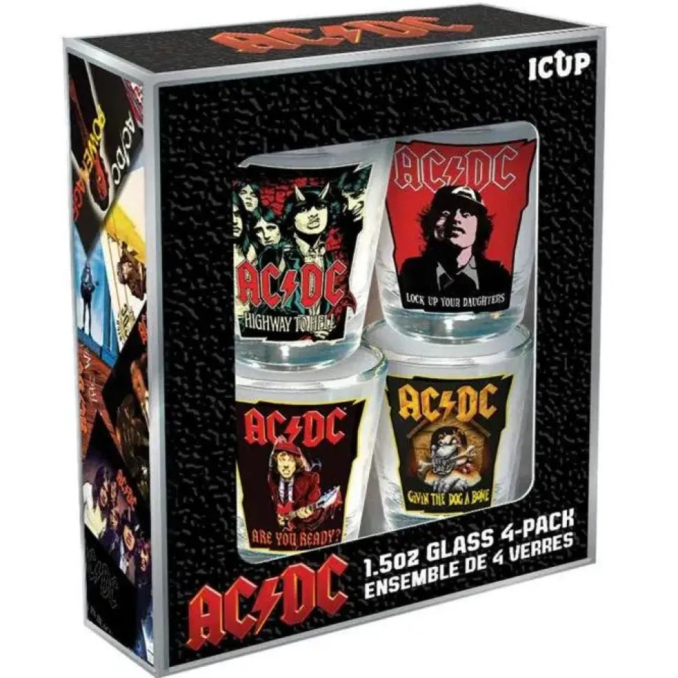 AC/DC - Shot Glass 4-Pack
