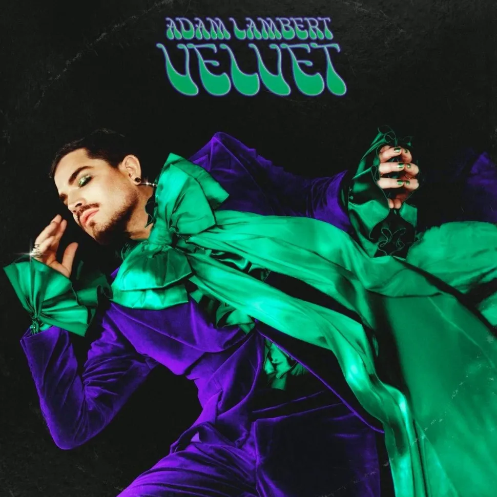Adam Lambert - Velvet 2xLP Vinyl Record (Purple & Green Coloured Vinyl)