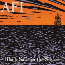 AFI - Black Sails in the Sunset 25th Anniversary LP Vinyl Record (Neon Orange Coloured Vinyl)