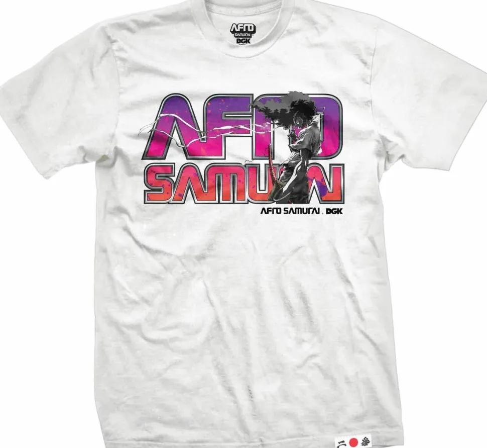 Afro Samurai - Afro Samurai x DGK The Blade White T-Shirt