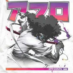Afro Samurai - Afro Samurai x DGK The Blade White T-Shirt