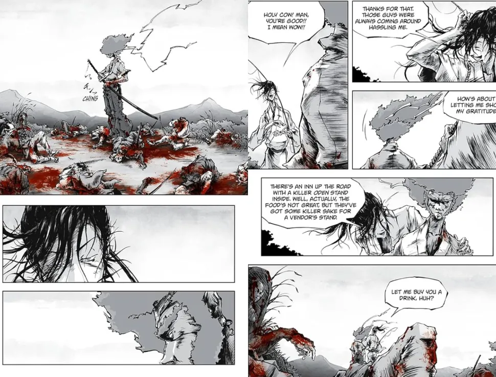 Afro Samurai - The Complete Afro Samurai Graphic Novel Collection Manga Trade Paperback Book Box Set