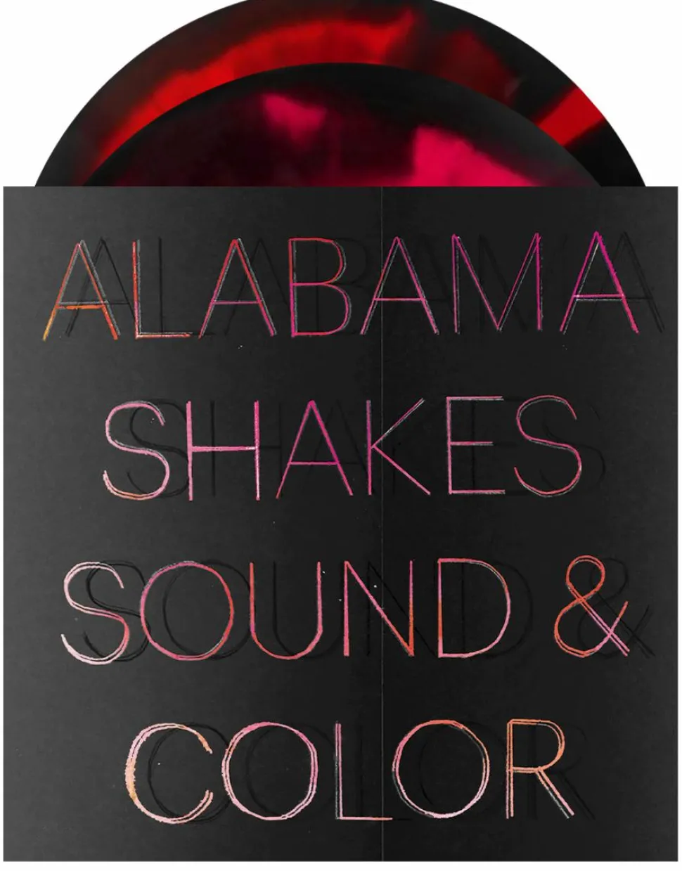 Alabama Shakes - Sound & Color Deluxe 2xLP Vinyl Record (Red / Black Splattered Vinyl)