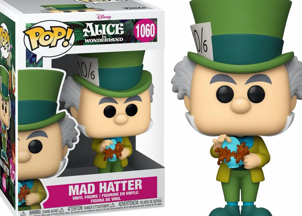 Alice in Wonderland - Mad Hatter 70th Anniversary Pop! Vinyl Figure