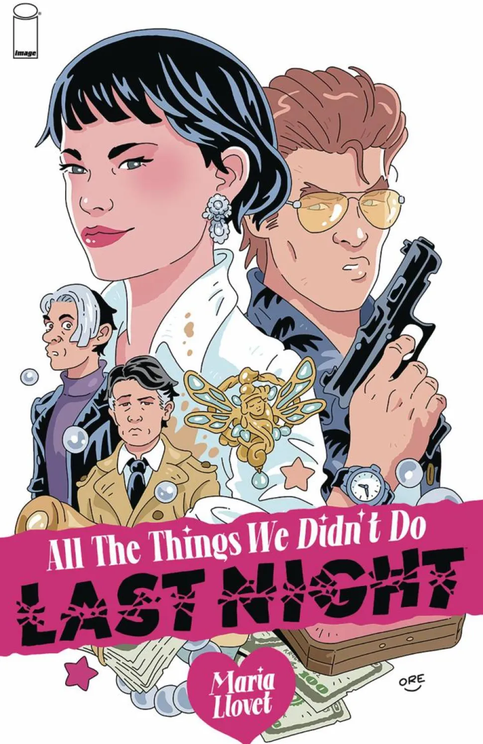 All The Things We Didn't Do Last Night by Maria Llovet One-Shot Single Issue Comic Book (Cover C Jesus Orellana Variant)