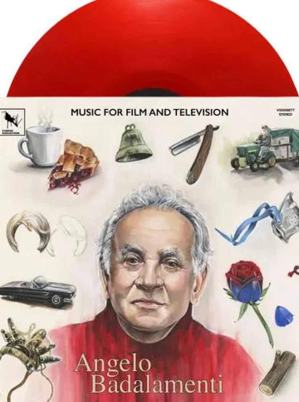 Angelo Badalementi - Music For Film And Television LP Vinyl Record (2024 Record Store Day Black Friday Exclusive Red Coloured Vinyl)