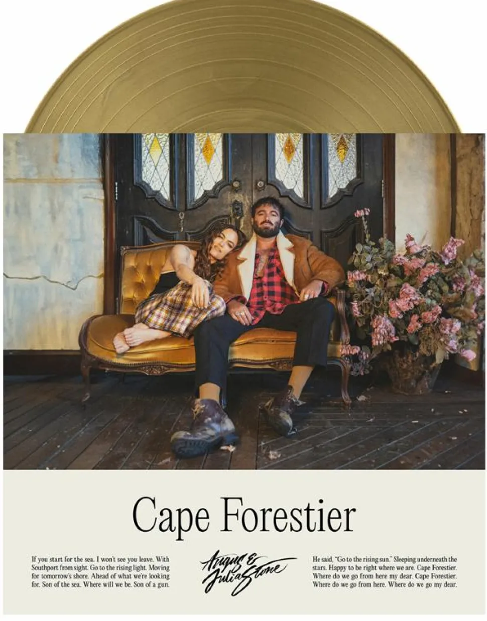 Angus & Julia Stone - Cape Forestier LP Vinyl Record (Gold Coloured Vinyl)