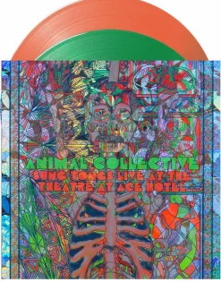 Animal Collective - Sung Tongs Live at the Theatre at Ace Hotel 2xLP Vinyl Record (Light Green & Neon Orange Coloured Vinyl)