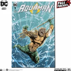 Aquaman - Aquaman Page Punchers 7” Scale Action Figure with Comic Book