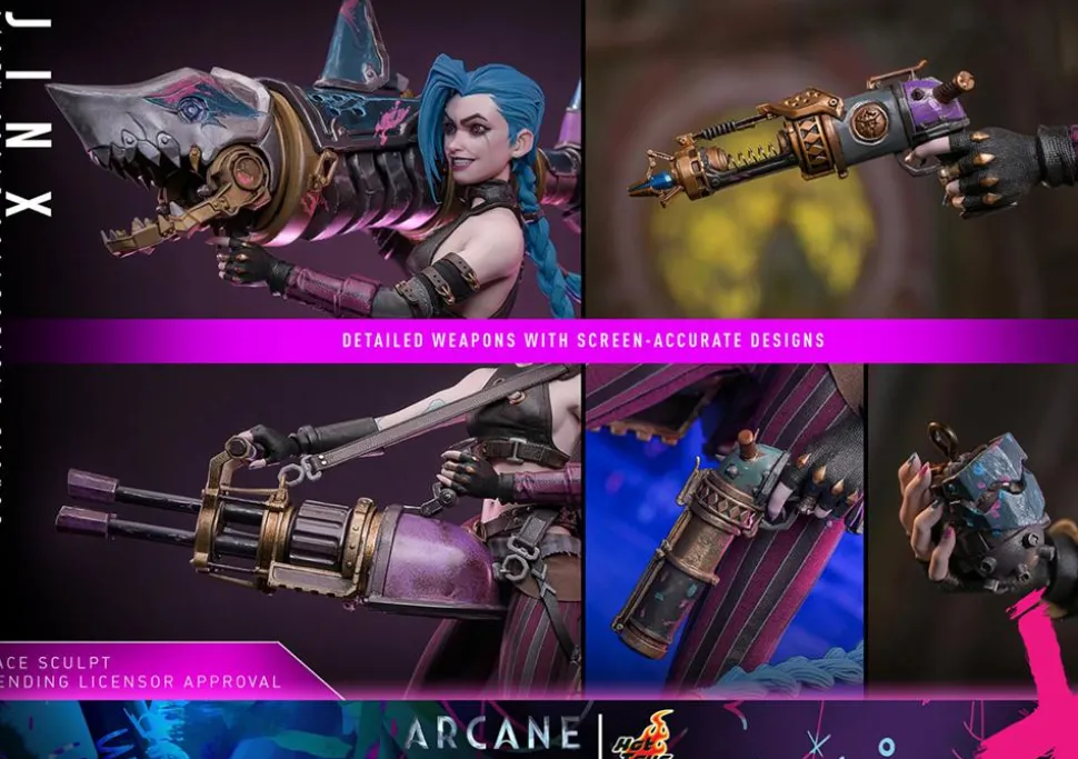 Arcane (2021): League of Legends - Jinx 1/6th Scale Hot Toys Action Figure