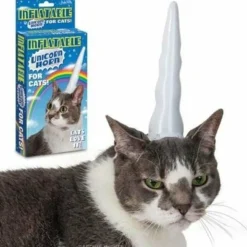 Archie McPhee - Inflatable Unicorn Horn For Cats
