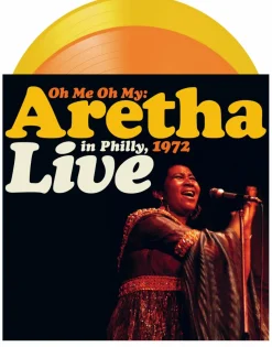 Aretha Franklin - Oh Me, Oh My: Aretha Live in Philly, 1972 2xLP Vinyl Record (2021 Record Store Day Exclusive Orange & Yellow Coloured Vinyl)