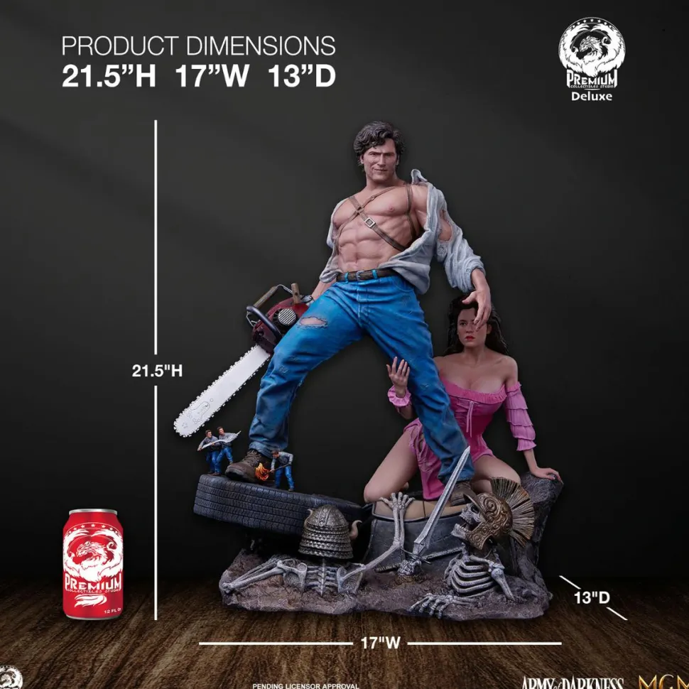 Army of Darkness - Ash Williams Deluxe Edition Premier Series 1/4 Scale Statue