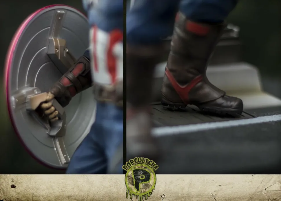 Avengers 2: Age of Ultron - Captain America 1/9th Scale Action Hero Vignette Model Kit Statue