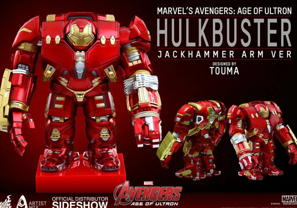 Avengers 2: Age of Ultron - Jackhammer Arm Hulkbuster Artist Mix Bobble Head