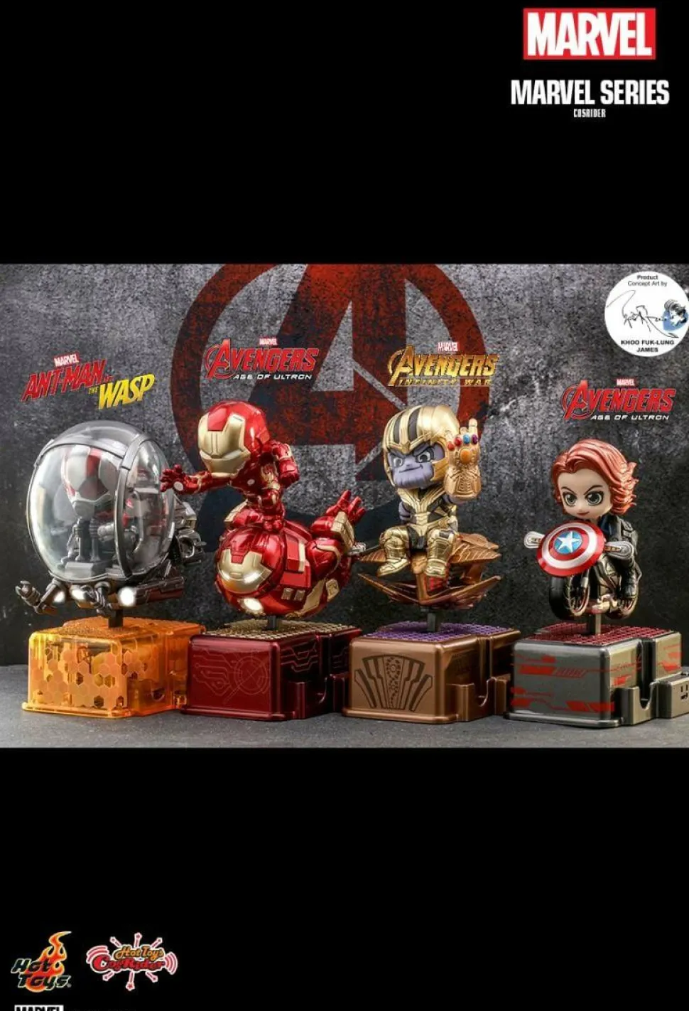 Avengers 2: Age of Ultron - Black Widow CosRider Hot Toys Figure