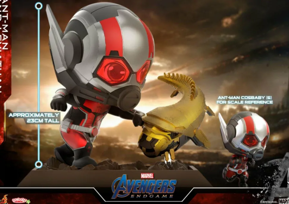 Avengers 4: Endgame - Ant-Man & Leviathan (L) Cosbaby Hot Toys Bobble-Head Figure 2-Pack