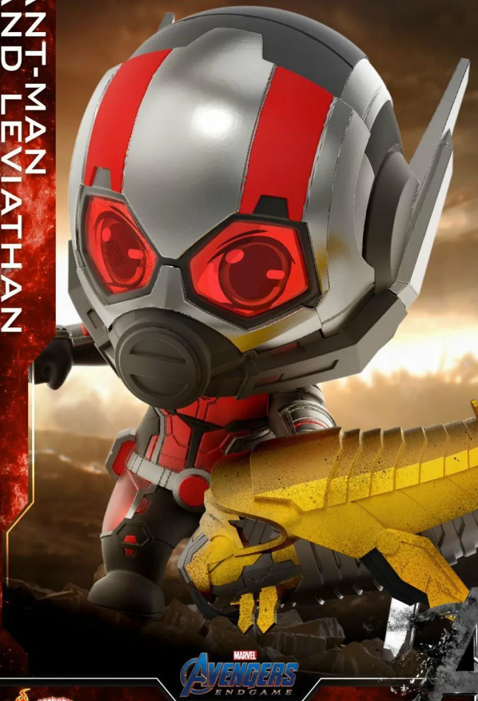 Avengers 4: Endgame - Ant-Man & Leviathan (L) Cosbaby Hot Toys Bobble-Head Figure 2-Pack