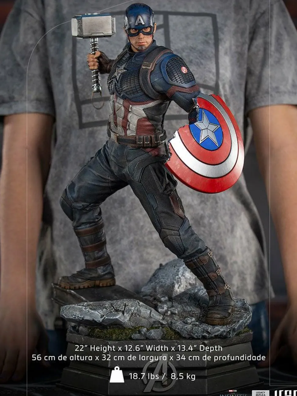 Avengers 4: Endgame - Captain America 1/4 Scale Legacy Statue