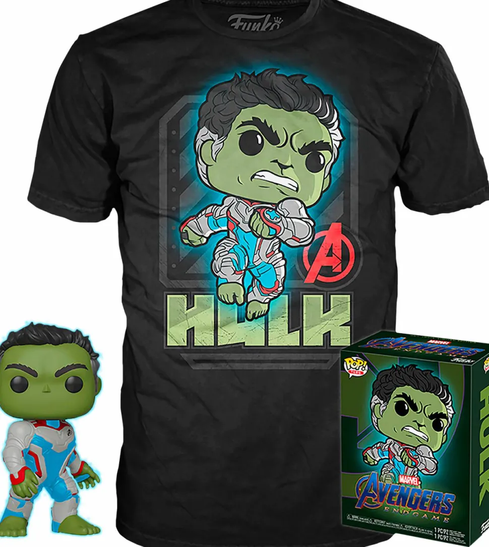 Avengers 4: Endgame - Hulk Pop! Vinyl Figure & T-Shirt Box Set