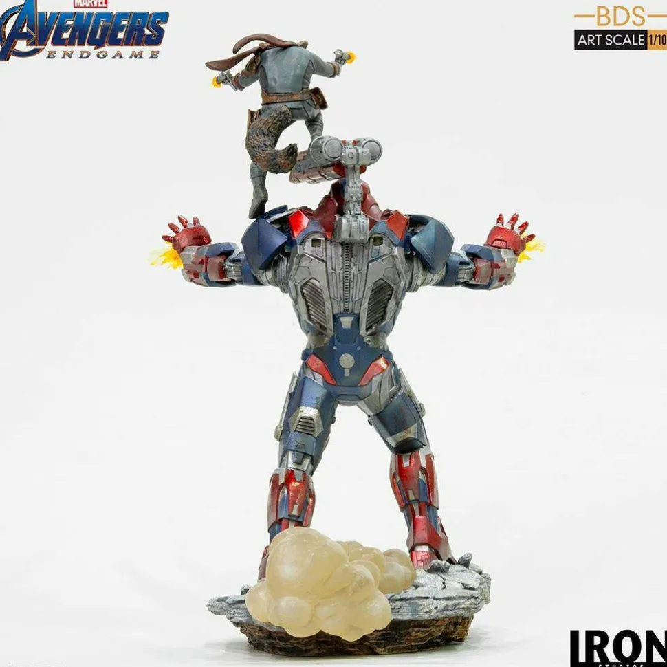 Avengers 4: Endgame - Iron Patriot & Rocket 1/10th Scale Statue