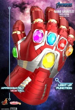 Avengers 4: Endgame - Nano Gauntlet Light-Up (Hulk Version) Cosbaby Hot Toys Bobble-Head Figure (Int Sales Only)