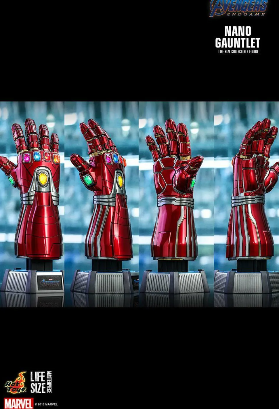 Avengers 4: Endgame - Nano Gauntlet Hot Toys 1:1 Scale Life-Size Replica