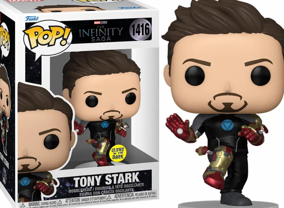 Avengers: The Infinity Saga - Tony Stark Glow-in-the-Dark Pop! Vinyl Figure