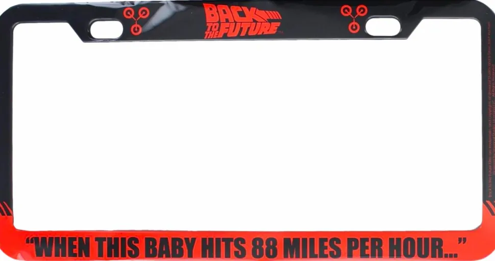 Back to the Future - 88 MPH License Plate Frame