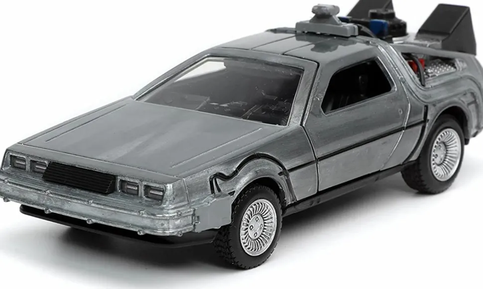 Back to the Future - DeLorean Time Machine Hollywood Rides 1/32 Scale Die-Cast Vehicle Replica