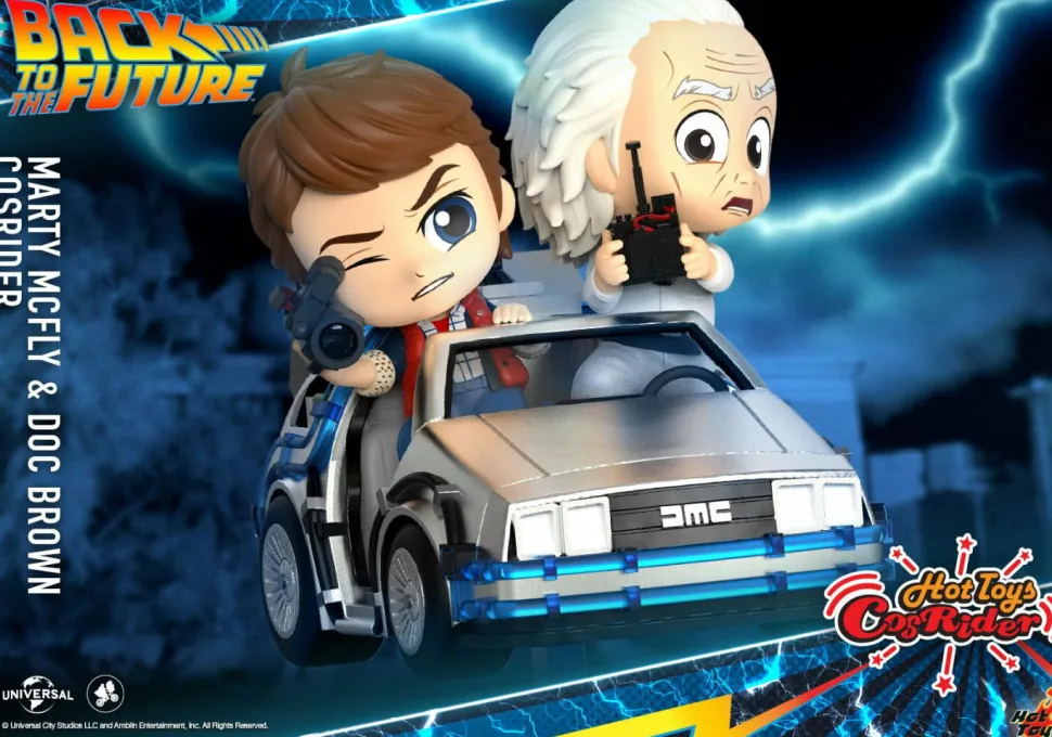 Back to the Future - Marty McFly & Doc Brown CosRider Hot Toys Figure
