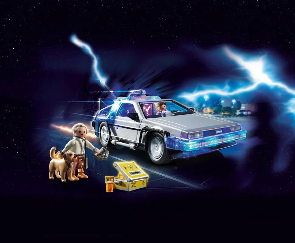 Back to the Future - Playmobil DeLorean Time Machine Playset (70317)