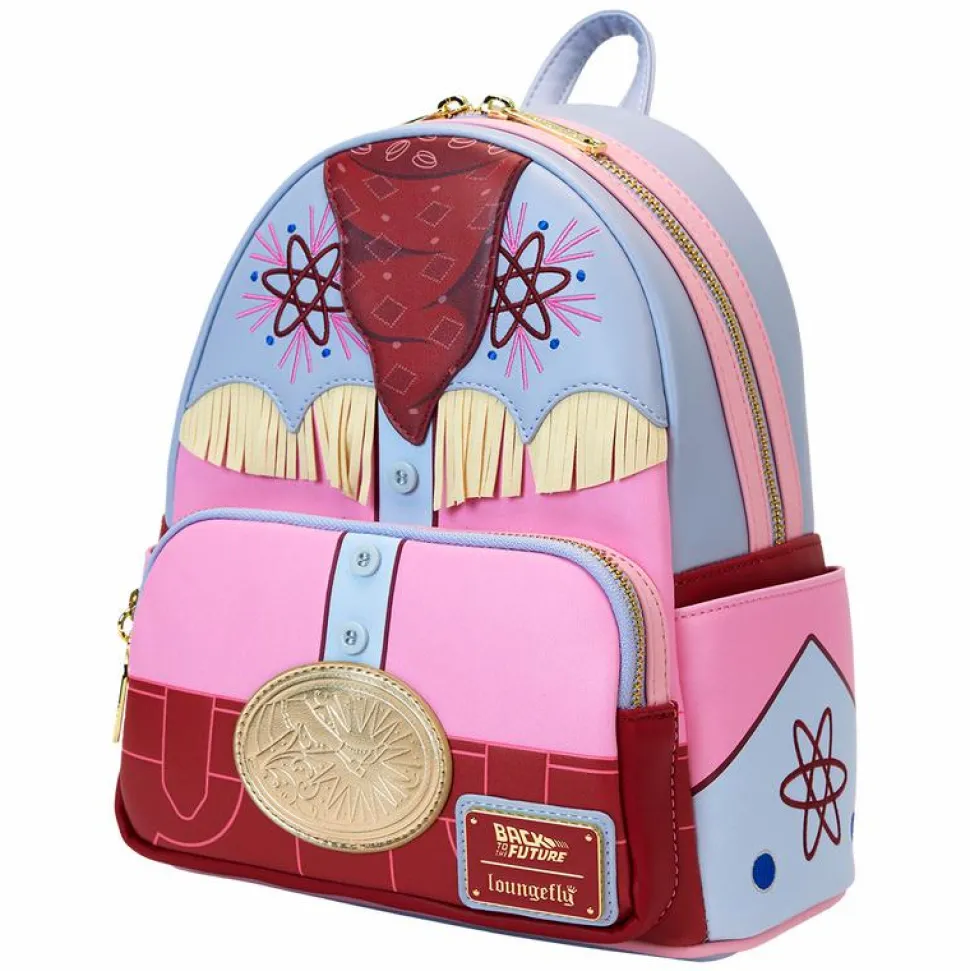 Back to the Future - 40th Anniversary Marty McFly Western Cosplay 10" Faux Leather Mini Backpack