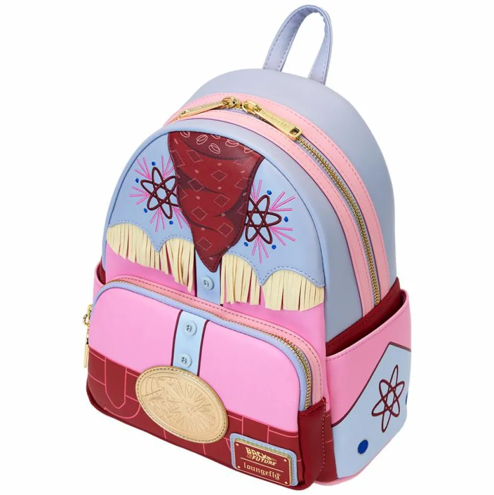 Back to the Future - 40th Anniversary Marty McFly Western Cosplay 10" Faux Leather Mini Backpack