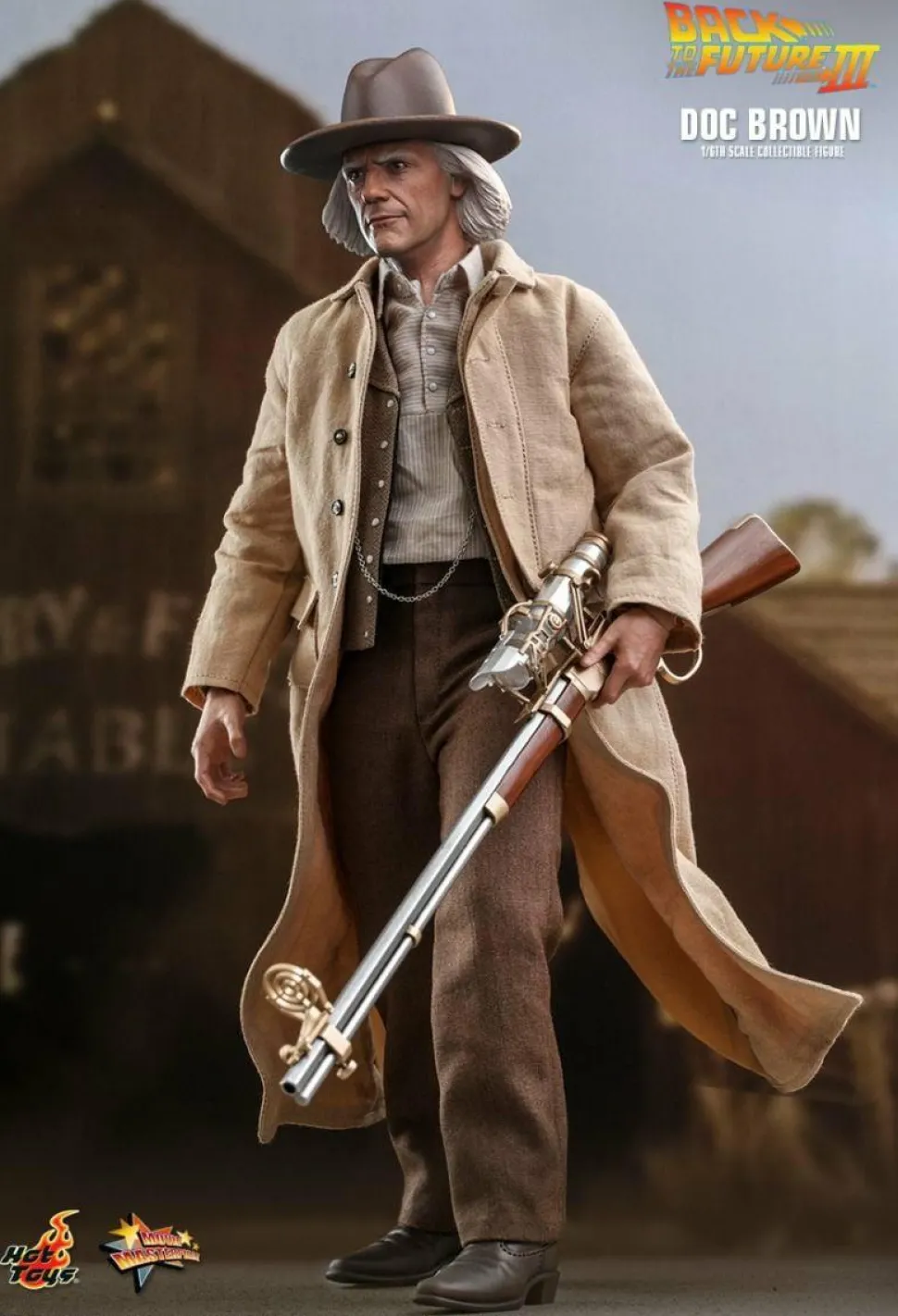 Back to the Future Part III - Doc Brown 1/6th Scale Hot Toys Action Figure