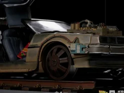 Back to the Future Part III - Delorean Time Machine 1/10th Scale Statue