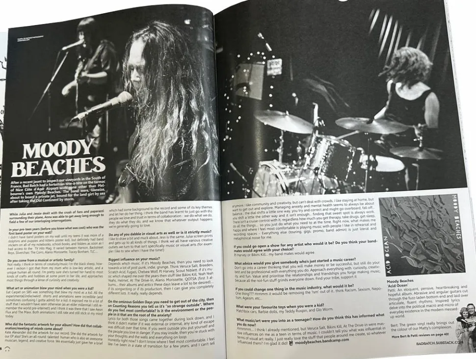 Bad Batch: Australian Rock 'n' Roll 'n' Art Zine - Issue #002 Magazine