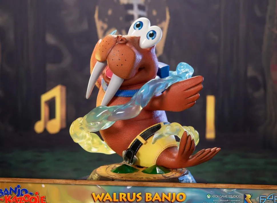 Banjo-Kazooie - Walrus Banjo 9" Statue